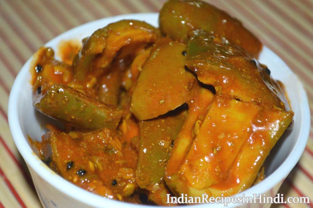 aam ka achar recipe, आम का अचार, mango pickle image | Indian Recipes in